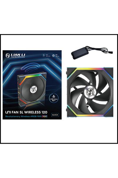 Lian Li Ventilator Carcasa LIAN LI UNI SL WIRELESS 120mm RGB, viteza 0.400-2000 RPM +/- 10%, Airflow: 1