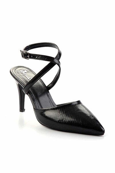 Bambi Black Women's Classic Heeled Shoes K01397180307