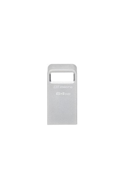 Kingston Memorie USB Flash Drive 64GB Data Traveler Micro, USB 3.2 Gen1, Metalic