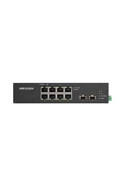Hikvision Switch DS-3T0510HP-E/HS, 8-Port, PoE