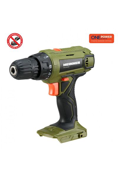 Heinner ONE POWER by DRILL/SCREWDRIVER 18V 35NM (WITHOUT BATTERY AND CHARGER)