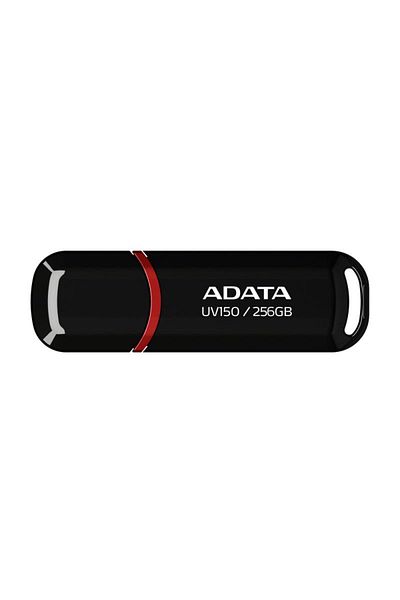 Adata USB Flash Drive 256GB, UV150, USB3.2, Black