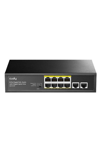 cudy Switch CUDY cu 8 porturi Gigabit PoE+ Switch 2 Gigabit