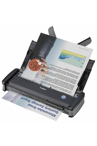 Canon P-215II scanner, A4 size, portable type, scanning speed 12ppm black and white and 10ppm color