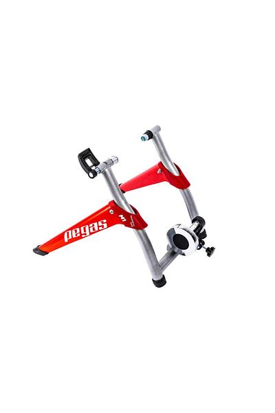 Pegas Pegas magnetic home trainer, with resistance level adjustment lever, 24''-29'' wheel with wheel support