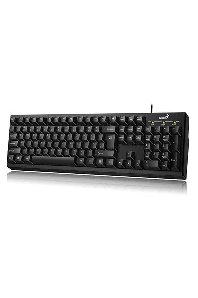 GENIUS Keyboards Genius KB-100 wired keyboard, black