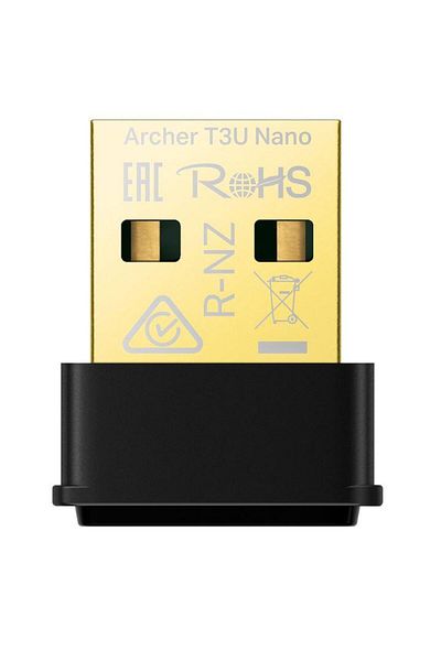 TP-LINK AC1300 Mini Adaptor USB Wireless MU-MIMO, ARCHER T3U Nano; USB 2.0;dimensiuni: 19.85 ×