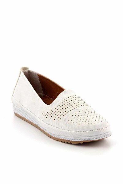 Bambi Weißes Nubukleder Damen Babet K 01348065201