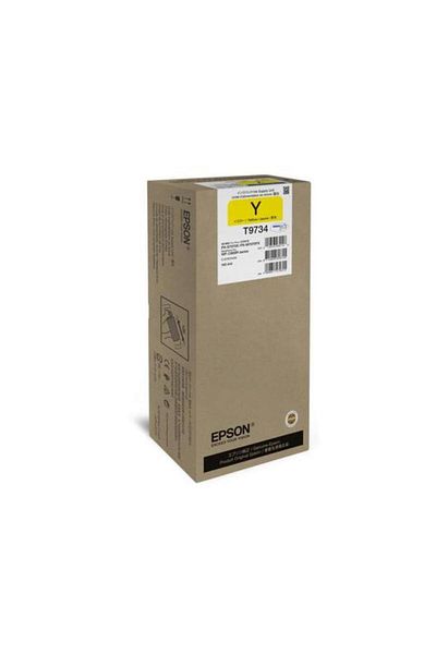 EPSON T9734 yellow ink cartridge, capacity 192.4 ml., for WF- C869R, Blue Angel