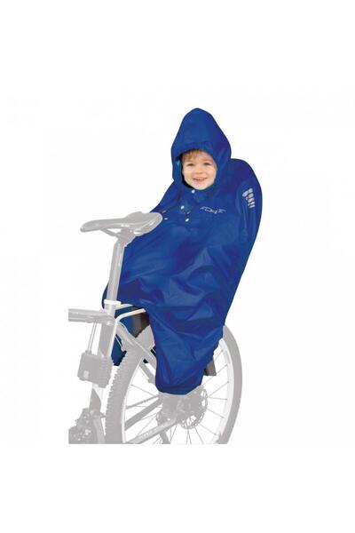 Pegas Dětská pláštěnka Force s modrou sedačkou na kolo