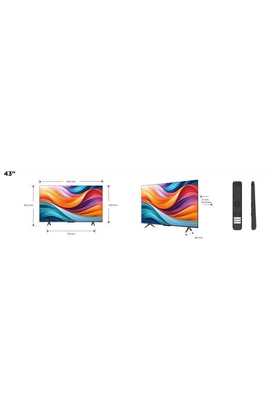 TCL Televisions Qled TV 4K 43''(109cm) TCL 43T7B (Model