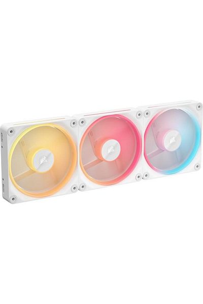 Corsair iCUE LINK LX120 REVERSE 3x120mm RGB Case Fans WHITE