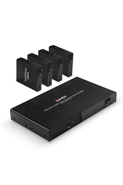 LİNDY Splitter HDMI, Lindy, 70M, 4 porturi, Cat.6 Hdmi