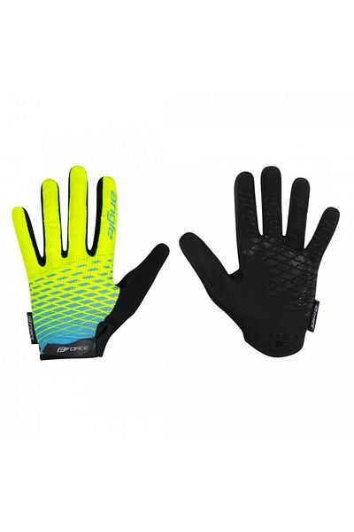 Pegas Force MTB Angle Gloves, fluo/blue XL