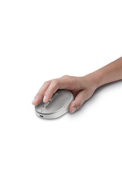 Dell Mouse Premier, Rechargeable Wireless, argintiu