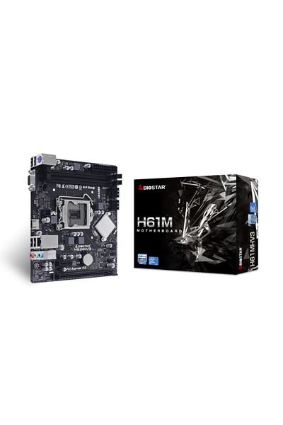 Biostar Placa de Baza H61MV3 7.0 LGA 1155, 2x DDR3, 1x VGA 1x HDMI, 1x PCIE 2.0 x1 1x PCIE 3.0