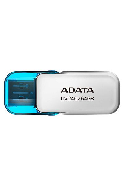 Adata Memorie USB Flash Drive , 64GB ,AUV240-8G-RRD , USB 2.0 , White