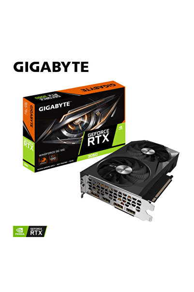 Gigabyte Placă grafică GeForce RTX 3060 WINDFORCE OC V2 12GB GDDR6
