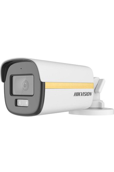 Hikvision Camera de supraveghere Bullet 2MP ColorVu Dual-light Fixed DS-2CE12DF3T-LFS(2.8MM), l