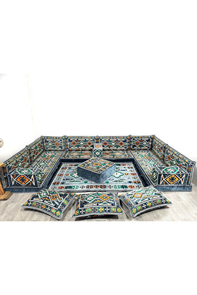 SARMAL Şark Köşesi Şark Köşesi Takımı (32DNS YOĞUNLUKTA GRİ SERT SÜNGER)