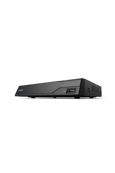 ReoLink NVR NVS4 IP Channels: 4 POE Resolution: 16MP Video Outputs: 1HDMI, 1VGA Audio Outputs: camera