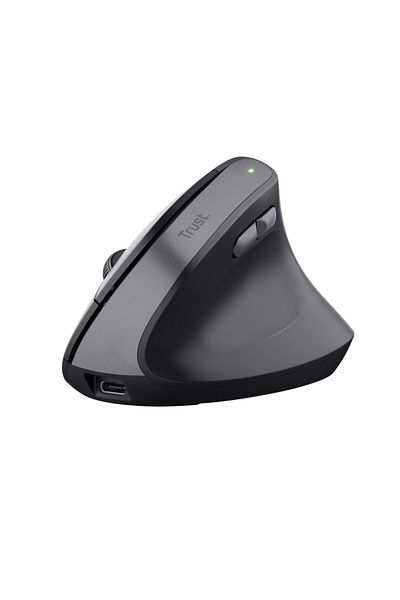 Trust Bayo II wireless ergonomic mouse, maximum resolution 2400 DPI, 6 buttons, USB-C interface,
