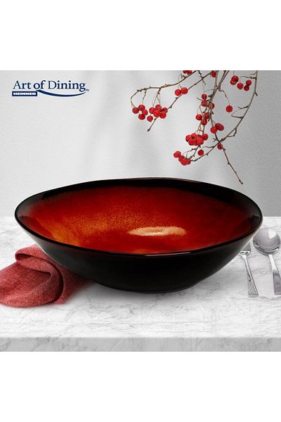 Heinner BOL OVAL CERAMICA 20 CM, VULCANO, ART OF DINING BY
