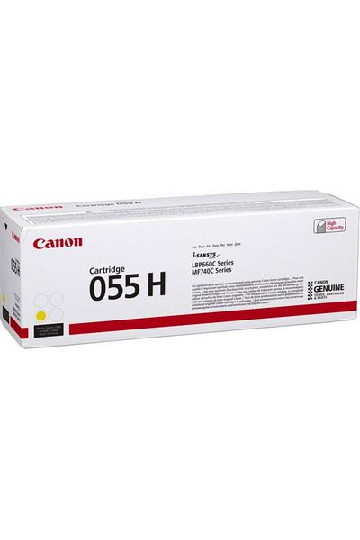 Canon Toner CRG055HY Yellow capacity 5.9k pages, for LBP66x, MF74x.