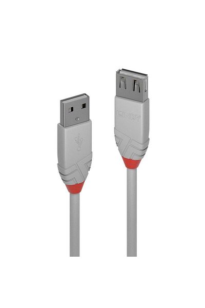 LİNDY Cabluri periferice Cablu Lindy 3m USB 2.0 Type A Ext Anthra