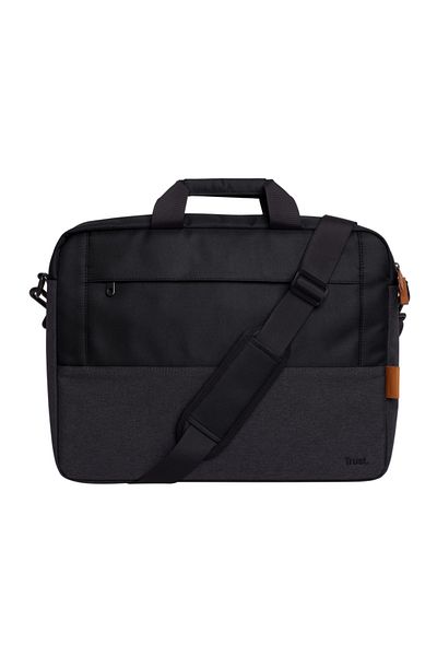 Trust Lisboa laptop bag, for laptops with a diagonal of up to 16.2 in compartments, material