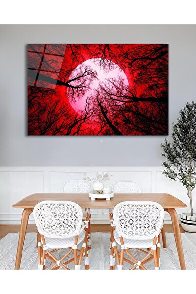 idealizbiz Nature Trees Pictură pe sticlă Modern Home Office Living Cadou Pictură mare Decor de perete