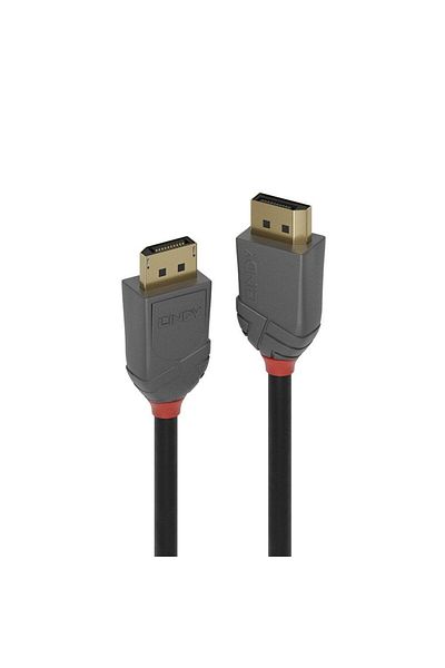 LİNDY Video Cables Lindy 1m DisplayPort 1.4 Cable, Anthracite
