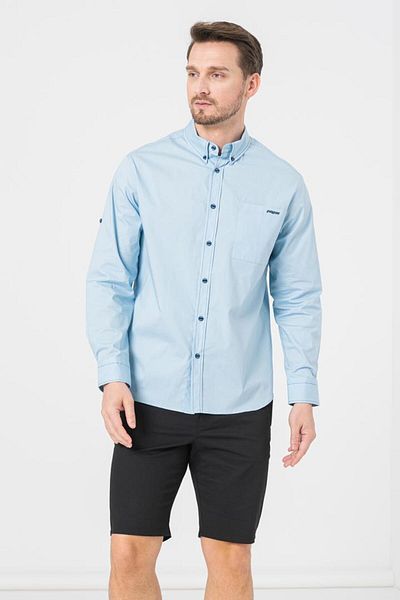 Pegas Shirts MEN'S CASUAL SHIRT LIGHT BLUE M