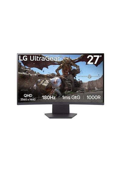 LG Monitor 27 27GS60QC-B.AEUQ, Curvature: 1000R, Diagonal (inch): 27, Diagonal (cm): 68, Aspec
