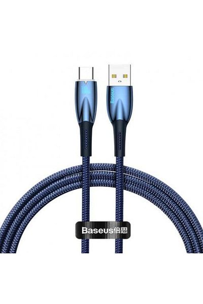 Baseus Cablu alimentare si date Glimmer, Fast Charging Data Cable pt.smartphone, USB la USB Typ