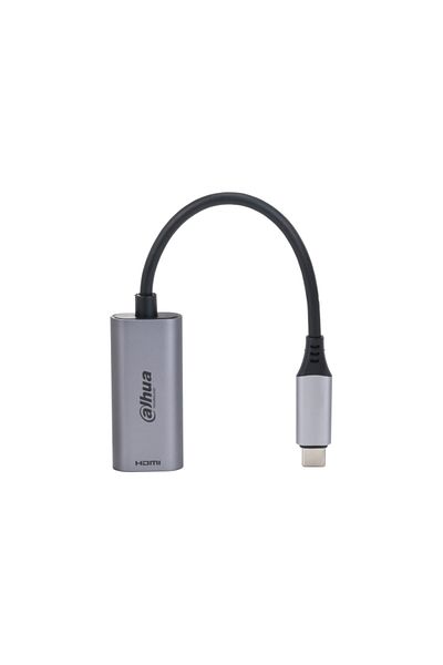 DAHUA USB 3.1 Type-C to HDMI Adapter Docking, In:USB 3.1 Type-C, Out: 1xHDMI (Supports 4K@60 Hz