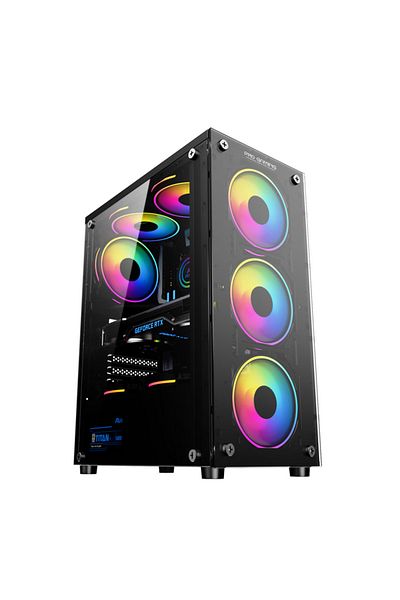 Pro GaminG PRO GAMING ELEMENT Mid Tower ARGB Case Black