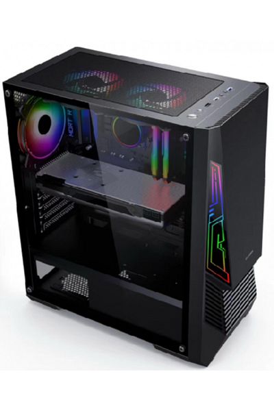 SERIOUX Rogue gaming case, middle tower type, mesh and ARGB strip, top cover with filter ma