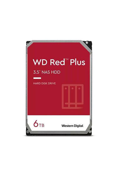 WD Hard Disk-uri Nas HDD WD Red Plus 6TB SATA-III 5400 RPM 25