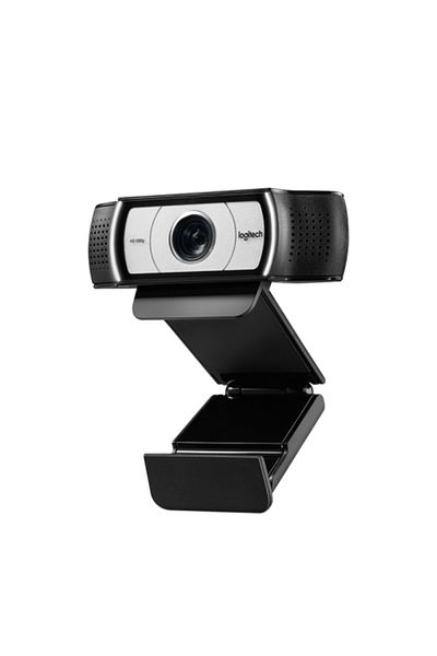 logitech C930e HD 1080p webcam, CMOS sensor, video resolution 1920 x 1080 pixels, interface