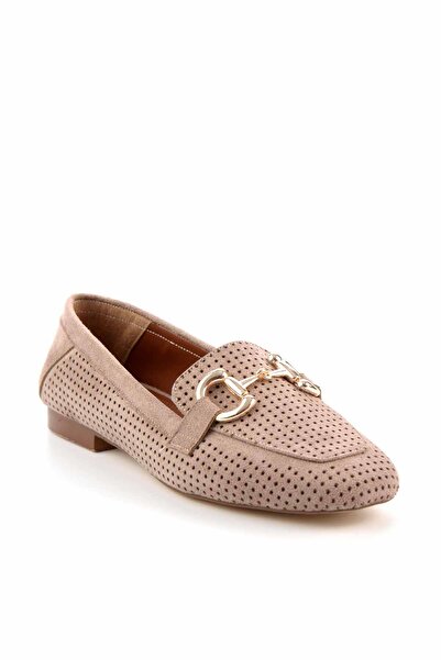 Bambi Vizon Kadın Loafer Ayakkabı K01258510302