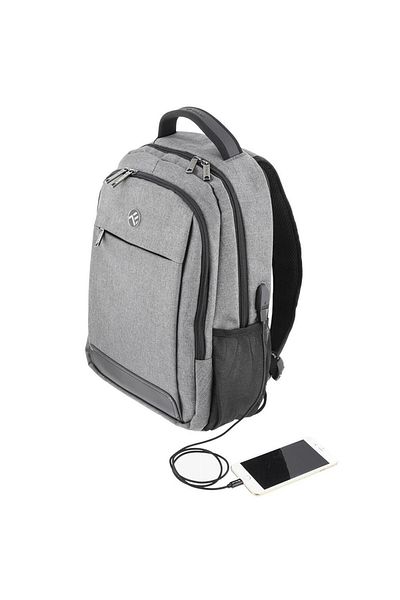 TELLUR USB 15.6 Laptop Backpack Gray