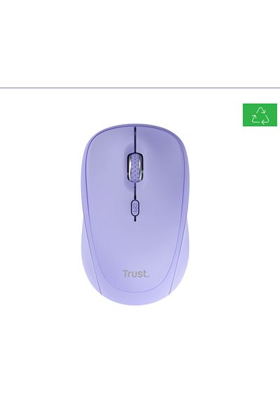 Trust Yvi wireless mouse, maximum resolution 1600 DPI, purple