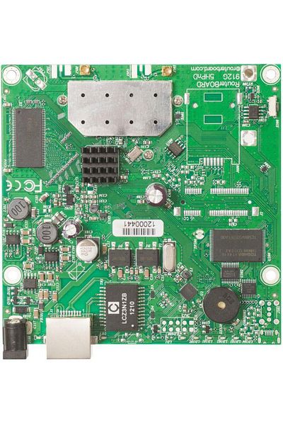 MIKROTIK placa de baza router RB911G-5HPND, Procesor: 600Mhz, Dimansiuni:105x105mm, 64 MB RAM,