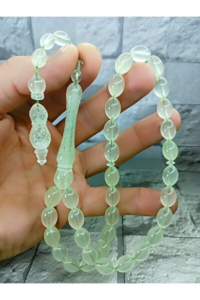 Tasarım Imported Cat's Eye Rosary / Carved Embroidered