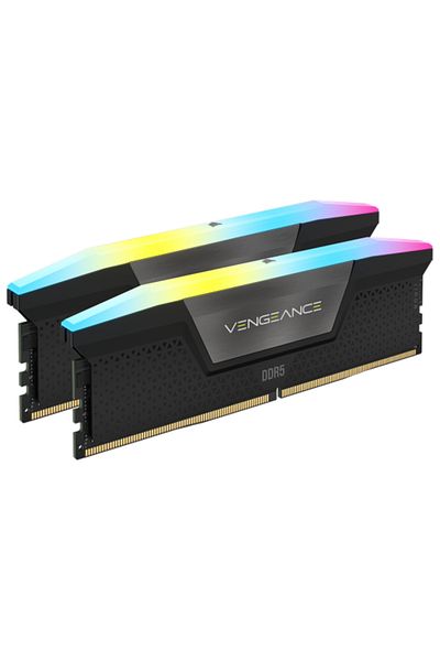 Corsair Memorie RAM Vengeance RGB 32GB DDR5 7200MHz CL34 Kit of 2