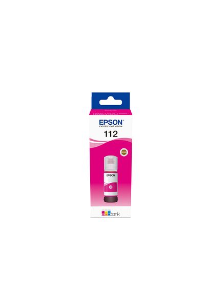 EPSON Ink cartridge 112 ECOTANK, magenta pigment, capacity 70ml, for L6570.