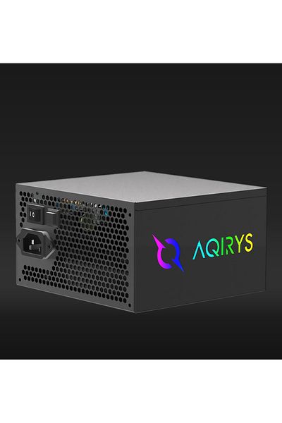 AQIRYS Pulsar 550W 80+ White certified power supply, black color