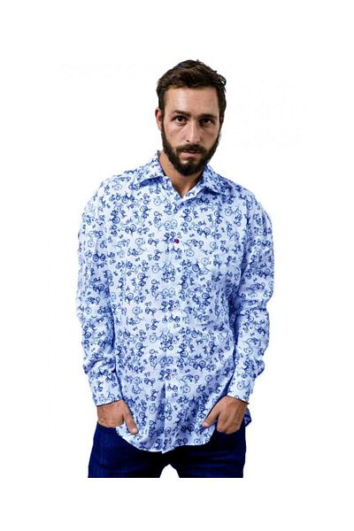 Pegas CLASICURB SHIRT BY BRAICONF, MEN, BLUE, 43-44
