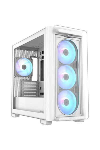 ASUS A23 PLUS Mid Tower ARGB Case WHITE
